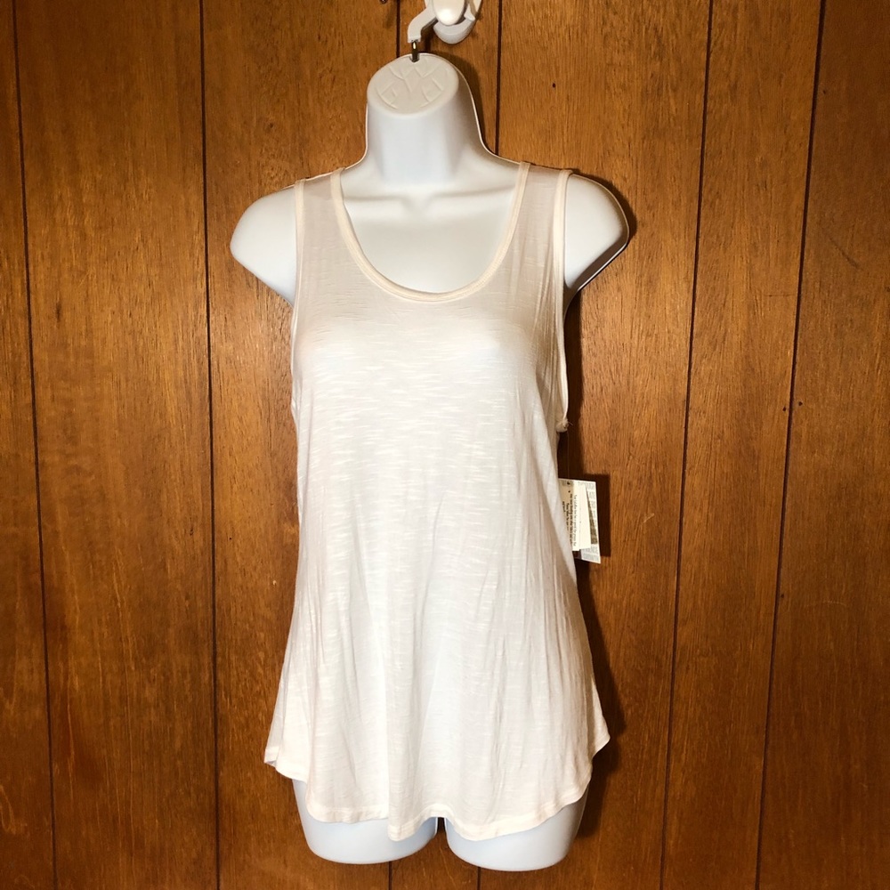 LuLaRoe White tank top size Small NWT
